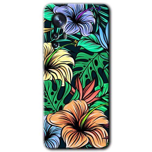 Xiaomi Mi 12 Pro Kılıf HD Desen Baskılı Arka Kapak - Hibiscus Flowers + Kırılmaz Cam
