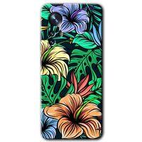 Xiaomi Mi 12 Pro Kılıf HD Desen Baskılı Arka Kapak - Hibiscus Flowers + Kırılmaz Cam