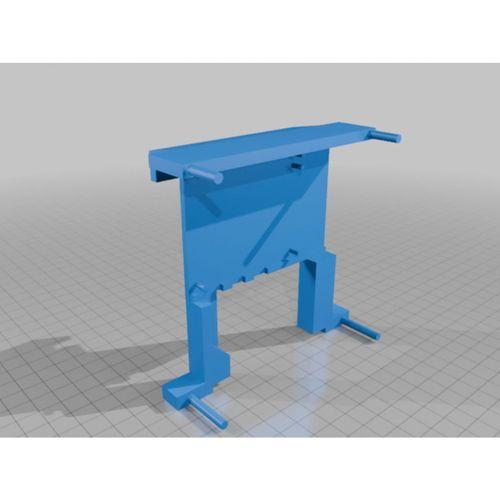 Raspberry Pi 4/5 Monitör Montajı 120 mm Fan (Bu ürün Sadece Plastik parçadır - Almadan Önce Soru Sorabilirsiniz)