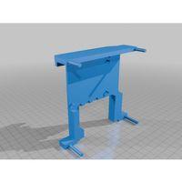 Raspberry Pi 4/5 Monitör Montajı 120 mm Fan (Bu ürün Sadece Plastik parçadır - Almadan Önce Soru Sorabilirsiniz)