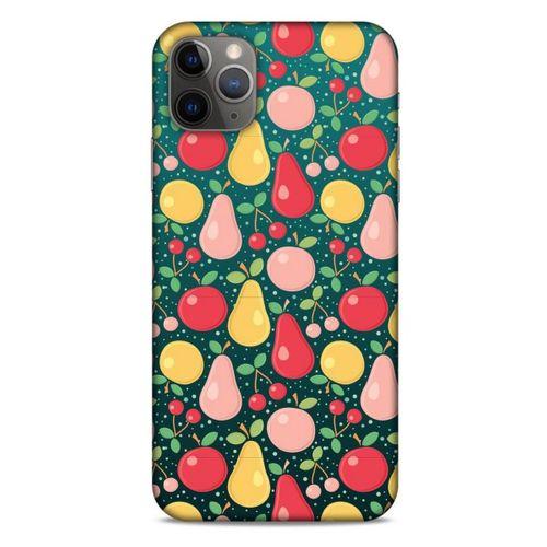 Frutix Meyve Mix 01 Apple Iphone 11 Pro Max Kılıf Desenli Silikon
