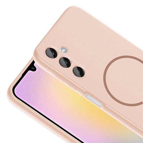 Galaxy A15 Kılıf M-safe Şarj Özellikli Zore Meta Kapak