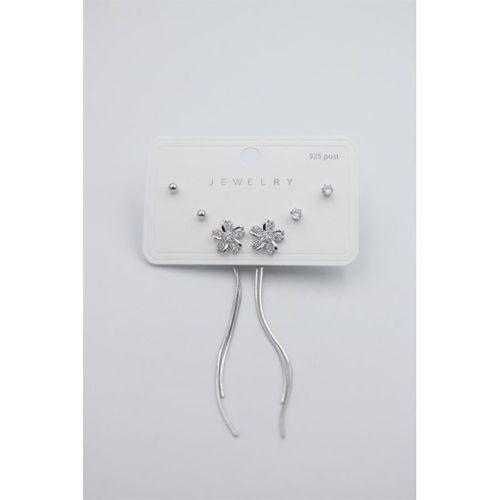 Çoklu Set Küpe - Gümüş