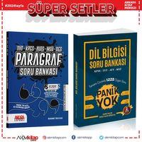 Panik Yok TYT AYT MSÜ Dil Bilgisi ve AKM Paragraf Soru Bankası Seti 2 Kitap