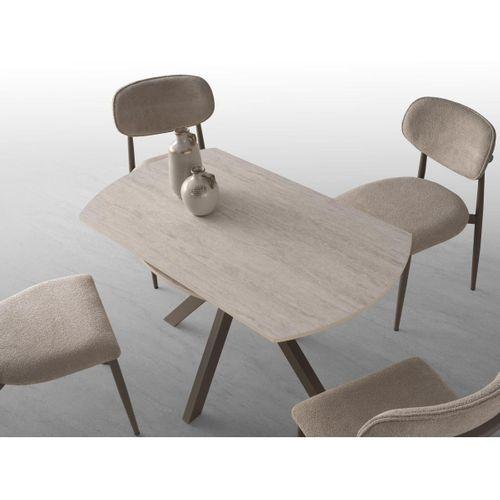 Nova T Yuvarlak Açılır Mutfak Masa Sandalye Takımı 70x120cm