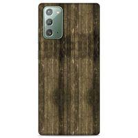 Lopard Samsung Galaxy Note 20 Uyumlu Kılıf Wood'X (20) Koruyucu Kılıf Desenli