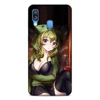 Lopard Samsung Galaxy A40 Uyumlu Kılıf PiXel (34) Slim Armor Kılıf TNT Anime