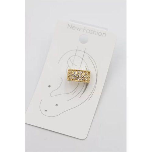 Taşlı Kıkırdak Küpe - Altın