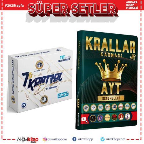 Bilgi Sarmal TYT 7 li Kontrol Deneme ve Bes Yayınları AYT Krallar Karması Deneme Seti 2 Kitap