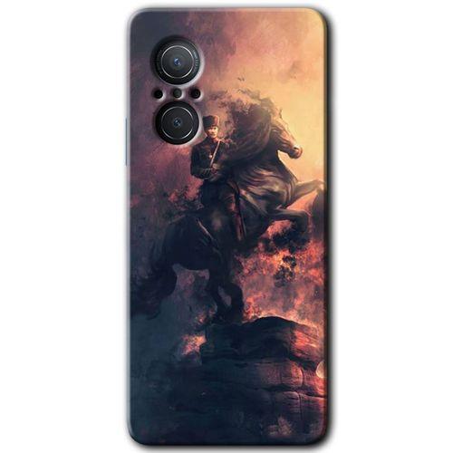 Potkal Hediye Fabrikası Huawei Nova 9 SE Kılıf HD Desen Baskılı Arka Kapak - Atatürk Portre