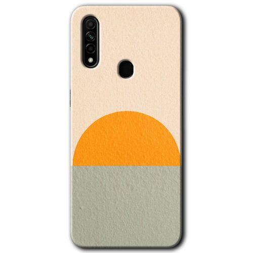BeRa Aksesuar Oppo A31 Kılıf Baskılı Kapak - Color Wall +Tam Kaplayan Mat Seramik