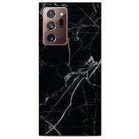 Mermer Desenli (17) Tema Tasarım Kılıf Siyah Samsung Galaxy Note 20 Ultra Kılıf