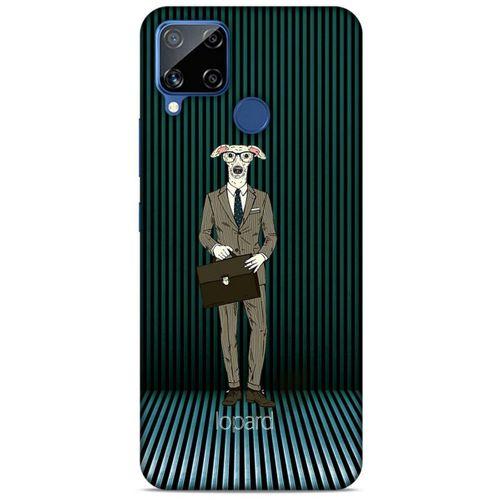 Oppo Realme C15 Kılıf FunnyMaX (36) Glitter Kılıf Koyu Yeşil