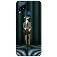 Oppo Realme C15 Kılıf FunnyMaX (36) Glitter Kılıf Koyu Yeşil