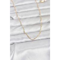 CM 14K Gold Renk Burgu Model 60 cm Kadın Kolye