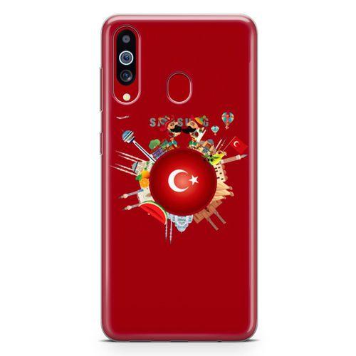 Samsung Galaxy A20s Kılıf Türkiye Milli Figürler Arka Kapak Koruma Desenli Full Koruyucu
