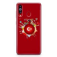 Samsung Galaxy A20s Kılıf Türkiye Milli Figürler Arka Kapak Koruma Desenli Full Koruyucu