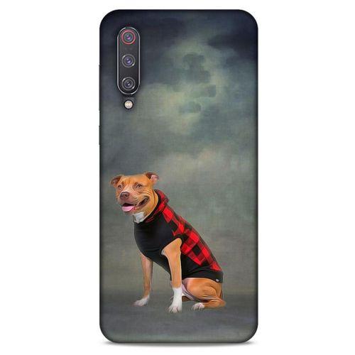 Xiaomi Mi 9 Kılıf Köpek Kıyafetleri (31) TPU Kılıf Pitbull Yelek