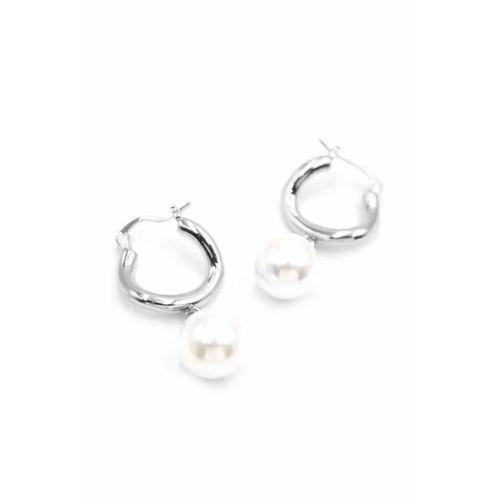 İnci Küpe - Gümüş