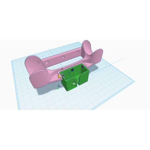 KONTURLU XBOX 360 Kontrolcü ve Alıcı Tutucu ve Duvar Montajı (Bu ürün Sadece Plastik parçadır - Almadan Önce Soru Sorabilirsiniz)