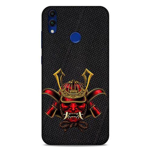 Lopard Huawei Honor 8C Uyumlu Kılıf Tattoo's (36) Glitter Kılıf Kırmızı Şeytan