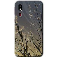 Galaxy A2 Core Kılıf HD Desen Baskılı Arka Kapak - Branches Flowers + Kırılmaz Cam