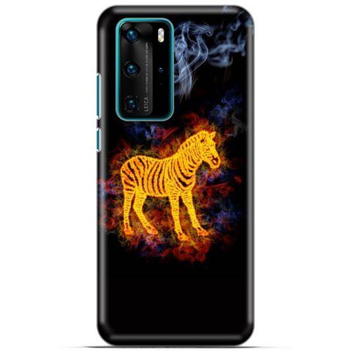 Lopard Huawei P40 Pro Uyumlu Kılıf FireX (3) Kapak Zebra