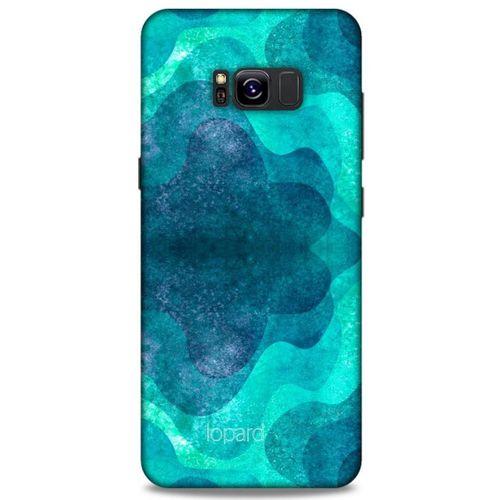 Samsung Galaxy S8 Plus Kılıf Pastel Renkler (6) Silikon Kılıf Mavi Yeşil