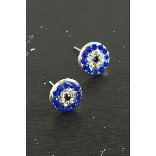 Nazar Taşlı Minik Küpe