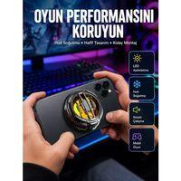 Rgb Işıklı Sessiz Fanlı Telefon Soğutucu