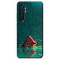 Xiaomi Mi Note 10 Lite Kılıf HD Desen Baskılı Arka Kapak - House In Woods