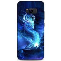 Samsung Galaxy S8 Plus Kılıf Dragons (36) Glitter Kılıf Ejderha Ateşi