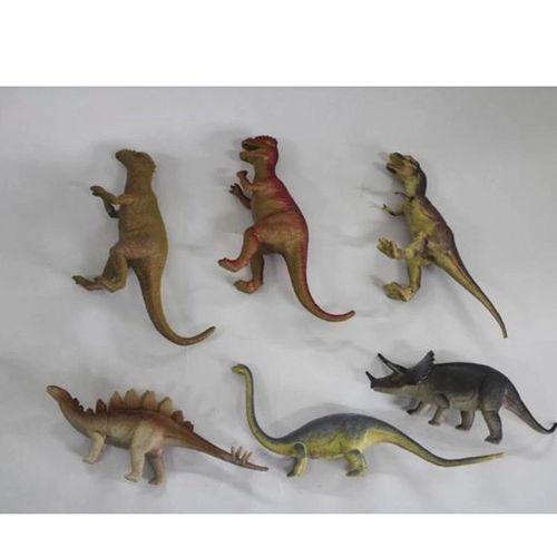 Eğitici Oyuncak SH-9001-Vardem Poşetli 6Pcs 8 İnch  Çiftlik Hayvan ve Dinozor Set