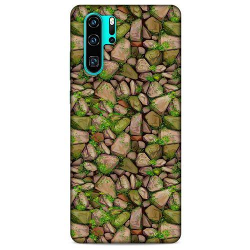 Huawei P30 Pro Kılıf Baskılı Özel Seri Taşlı (6) Silikon Kılıf