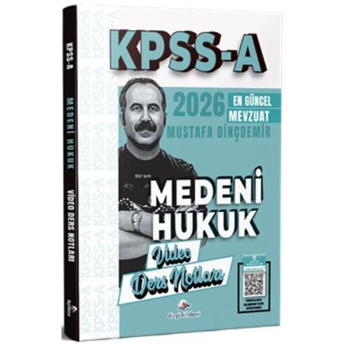 2026 KPSS A Medeni Hukuk Video Ders Notları Dizgi Kitap