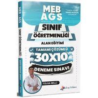 2026 MEB AGS ÖABT Sınıf Öğretmenliği Alan Eğitimi Tamamı Çözümlü 10 Deneme Sınavı Dizgi Kitap