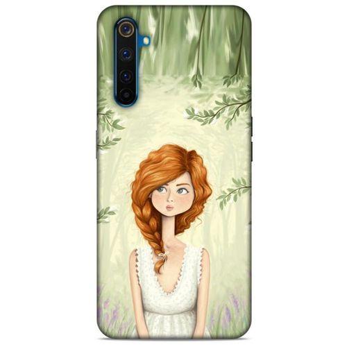 Oppo Realme 6 Kılıf Depresyon (25) Antişok Kapak Siyah Gri