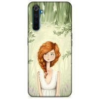Oppo Realme 6 Kılıf Depresyon (25) Antişok Kapak Siyah Gri