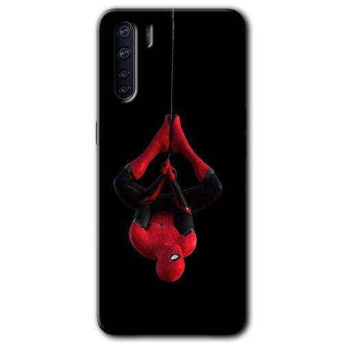 Oppo A91 Kılıf HD Desen Baskılı Arka Kapak - Örümcek Adam