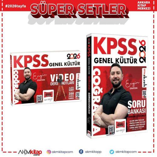 Yargı Yayınları 2026 KPSS Genel Kültür Coğrafya Video Ders Notları ve Soru Bankası