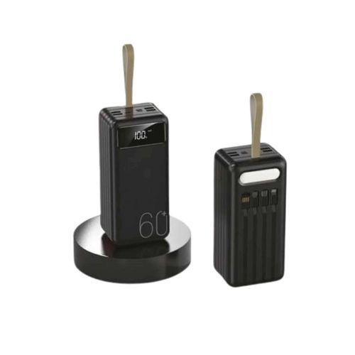 Powerbank 60.000 Mah Taşınabilir Şarj Hızlı El Fenerli Dijital Göstergeli