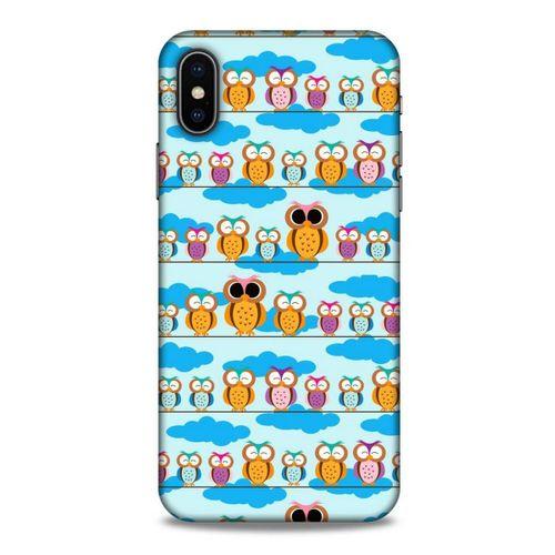 Baykuşlar (33) Desenli Silikon Kapak Telefon Kabı Apple Iphone X Kılıf