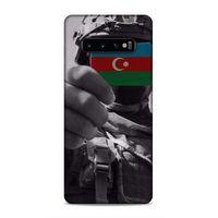 Samsung Galaxy S10 Plus Uyumlu Kılıf Azarbaijan (40) Fit Silikon Kılıf Asker