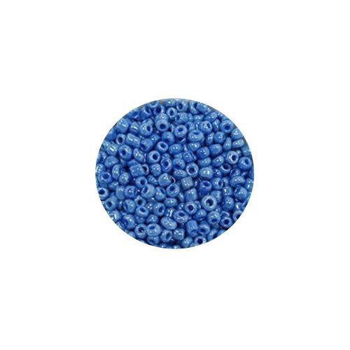Dökme Cam Kum Boncuk (11/0) 2 mm - 60 Gram -  Mavi - BNC044