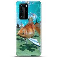 Lopard Huawei P40 Pro Uyumlu Kılıf Manipülasyon ☻ (29) Arka Koruma Kılıfı Baskılı