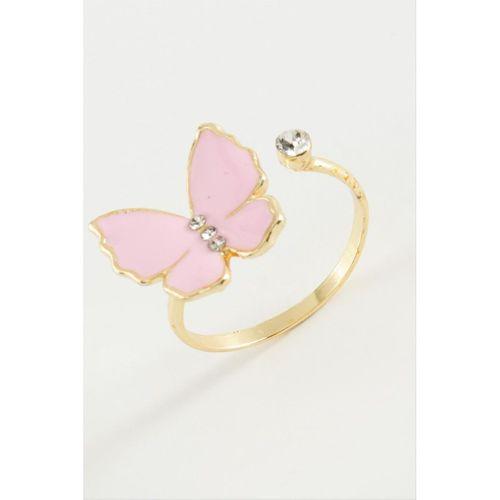 Kelebek Taşlı Mineli Yüzük