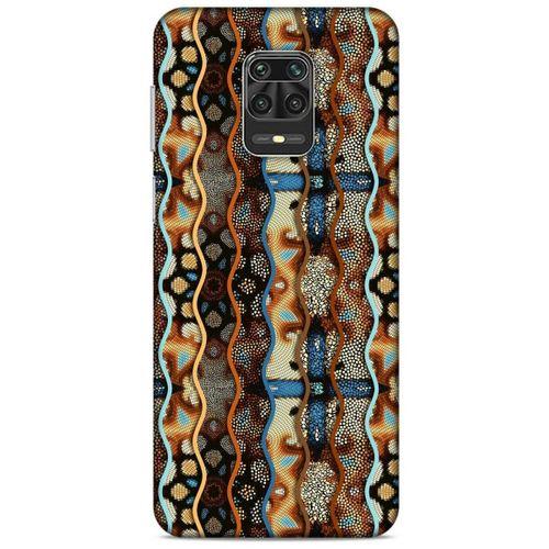 Xiaomi Redmi Note 9S Kılıf Baskılı Özel Seri Taşlı (33) Hybrid Kılıf