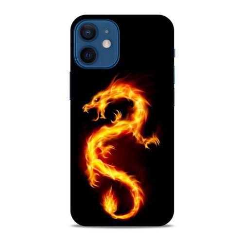 Apple iPhone 12 Mini Kılıf Dragons (26) Tpu Silikon Kılıf Tatoo Ateş Ejderhası