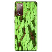 Lopard Samsung Galaxy S20 Fe Uyumlu Kılıf PiXel (4) Koruma Kılıfı Koyu Yeşil