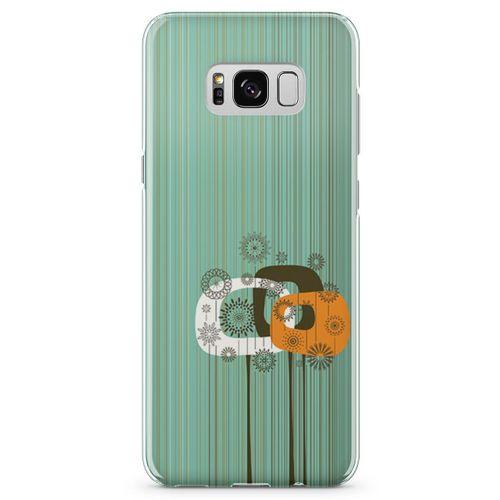 Samsung Galaxy S8 Kılıf Soyut Bahar Arka Kapak Koruma Desenli Full Koruyucu